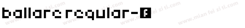 ballare regular字体转换